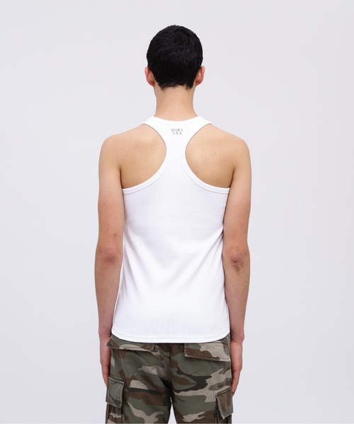 DAILY/デイリー》RIB TANK TOP BACK CROSS / デイリーウェア リブ