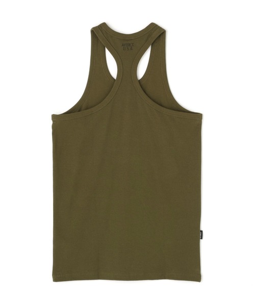DAILY/デイリー》RIB TANK TOP BACK CROSS / デイリーウェア リブ