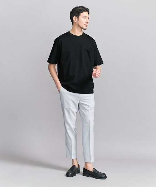BEAUTY&YOUTH UNITED ARROWS（ビューティーアンドユースユナイテッドアローズ）の「【WEB限定 WARDROBE SMART】1ポケット 樽型 Tシャツ（Tシャツ/カットソー・メンズ・ブラック/ベージュ/ホワイト・S/M/L/XL）」の18枚目の写真