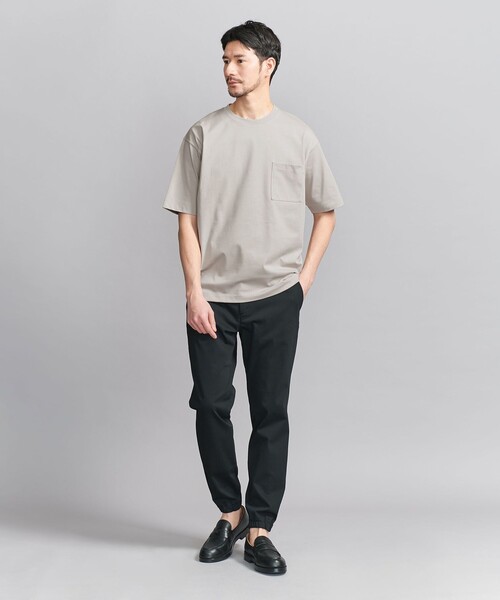 BEAUTY&YOUTH UNITED ARROWS（ビューティーアンドユースユナイテッドアローズ）の「【WEB限定 WARDROBE SMART】1ポケット 樽型 Tシャツ（Tシャツ/カットソー・メンズ・ブラック/ベージュ/ホワイト・S/M/L/XL）」の4枚目の写真