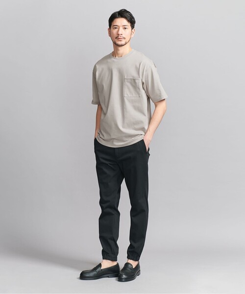 BEAUTY&YOUTH UNITED ARROWS（ビューティーアンドユースユナイテッドアローズ）の「【WEB限定 WARDROBE SMART】1ポケット 樽型 Tシャツ（Tシャツ/カットソー・メンズ・ブラック/ベージュ/ホワイト・S/M/L/XL）」の5枚目の写真