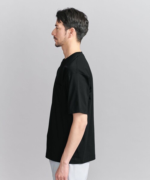 BEAUTY&YOUTH UNITED ARROWS（ビューティーアンドユースユナイテッドアローズ）の「【WEB限定 WARDROBE SMART】1ポケット 樽型 Tシャツ（Tシャツ/カットソー・メンズ・ブラック/ベージュ/ホワイト・S/M/L/XL）」の7枚目の写真