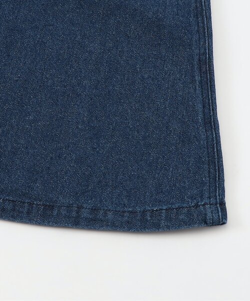 apres les cours(アプレレクール)の「【ジュニア対応】フロントジップハートポケットジャンスカ(ジャンパースカート・キッズ・カーキ/インディゴブルー・140/130/80/120/110/100/90)」の12枚目の写真