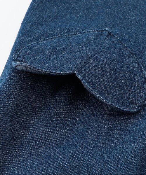 apres les cours(アプレレクール)の「【ジュニア対応】フロントジップハートポケットジャンスカ(ジャンパースカート・キッズ・カーキ/インディゴブルー・140/130/80/120/110/100/90)」の20枚目の写真