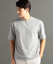 メランジジャカード リラックスフィット クルーネックTシャツ
