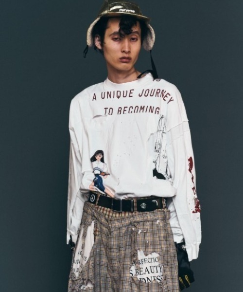 SHISHIKUI シシクイ カットソー SHISHIKUI シシクイ トップスカットソー
