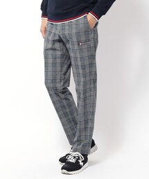 adabat（アダバット）の「【新レーベル ADABAT NAVY】接触冷感 クールタッチグレンチェックプリントパンツ（その他パンツ）」