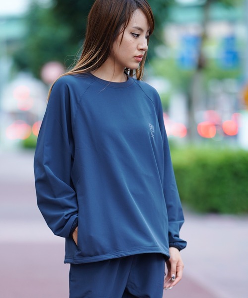 THE MILES（ザ マイルズ）の「GYMTEC 4WAYストレッチワークアウト長袖ピステ（Tシャツ/カットソー・メンズ・ブラック/ベージュ/ネイビー/グレー・MEDIUM/LARGE/X-LARGE）」の4枚目の写真