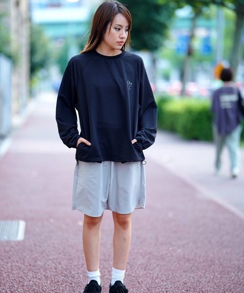 THE MILES（ザ マイルズ）の「GYMTEC 4WAYストレッチワークアウト長袖ピステ（Tシャツ/カットソー・メンズ・ブラック/ベージュ/ネイビー/グレー・MEDIUM/LARGE/X-LARGE）」の17枚目の写真