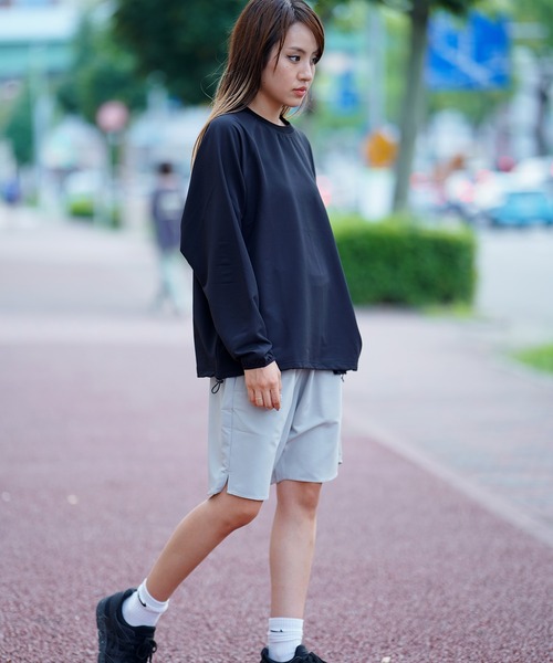 THE MILES（ザ マイルズ）の「GYMTEC 4WAYストレッチワークアウト長袖ピステ（Tシャツ/カットソー・メンズ・ブラック/ベージュ/ネイビー/グレー・MEDIUM/LARGE/X-LARGE）」の18枚目の写真