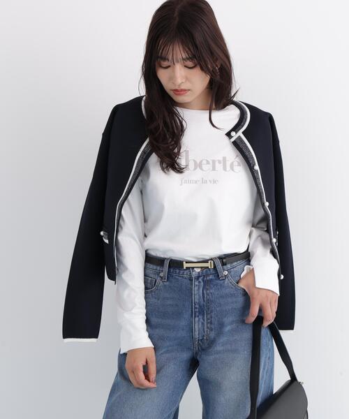 PINKY&DIANNE（ピンキーアンドダイアン）の「◆ボーダーカーディガン（カーディガン/ボレロ・レディース・ネイビー/ホワイト・38）」の17枚目の写真