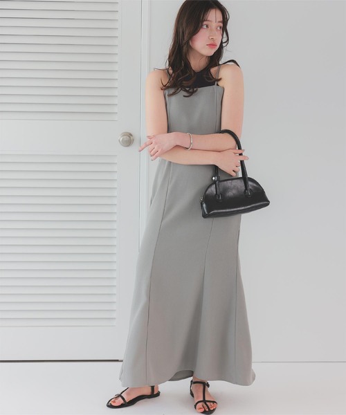 titivate（ティティベイト）の「ホルターネックタンクトップ（タンクトップ・レディース・オフホワイト/ブラック/ピンク/シルバー・M）」の14枚目の写真