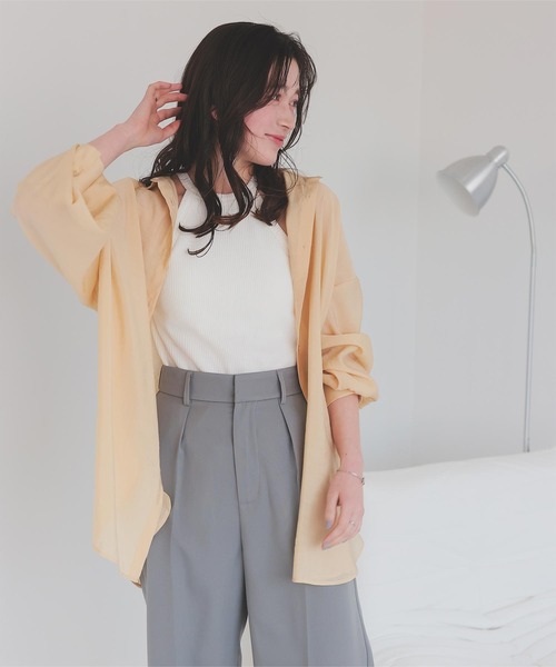 titivate（ティティベイト）の「ホルターネックタンクトップ（タンクトップ・レディース・オフホワイト/ブラック/ピンク/シルバー・M）」の10枚目の写真