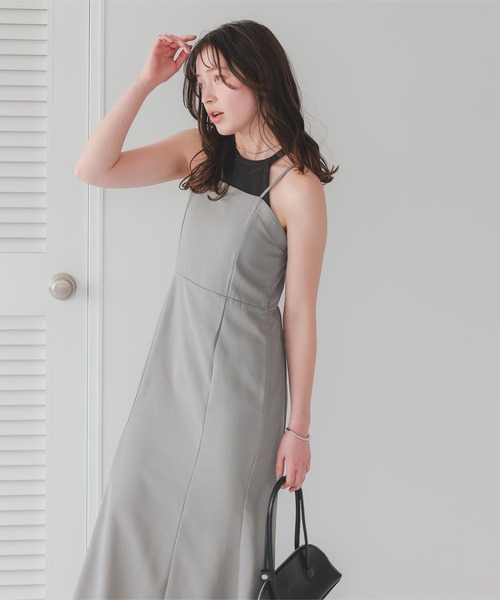 titivate（ティティベイト）の「ホルターネックタンクトップ（タンクトップ・レディース・オフホワイト/ブラック/ピンク/シルバー・M）」の16枚目の写真