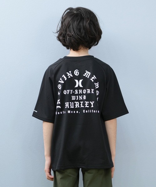 tシャツ 「Hurley/ハーレー」レディースヘビーウェイトTシャツ　オーバーサイズシルエット　バックプリント　OVRSZD GIRLS RIDER Hurley tシャツ 「Hurley/ハーレー」レディースヘビーウェイトT