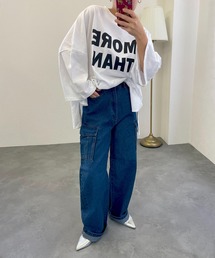hyu,il（ヒュイル）の「カーゴデニムパンツ（デニムパンツ）」