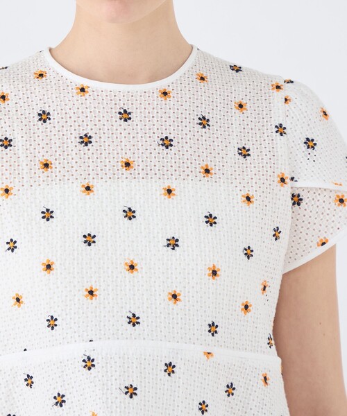 トゥモローランド　コレクション リーシェフラワー ペタルスリーブブラウス リーシェフラワー ペタルスリーブブラウス（シャツ/ブラウス