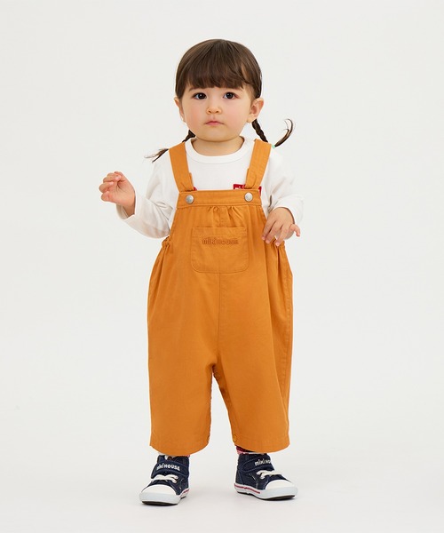 WEB限定】6分丈オーバーオール（サロペット/オーバーオール）｜MIKI