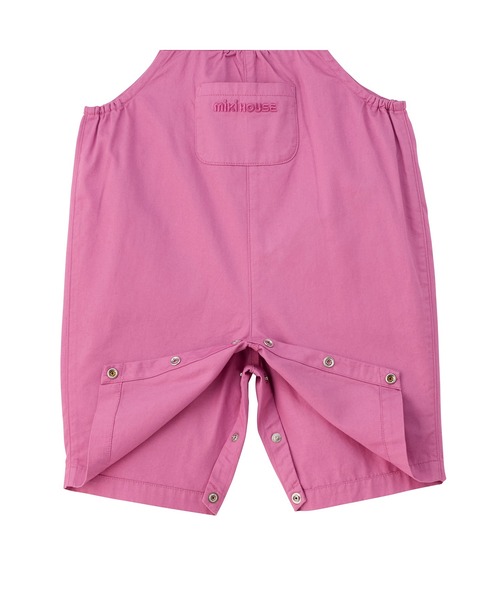 MIKI HOUSE（ミキハウス）の「【WEB限定】６分丈オーバーオール（サロペット/オーバーオール・キッズ・ベージュ/パープル/イエロー系その他/ライトグリーン/オレンジ/ブルー・M(80-90cm)/S(70-80cm)/L(90-100cm)）」の13枚目の写真