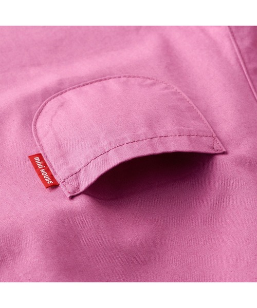 MIKI HOUSE（ミキハウス）の「【WEB限定】６分丈オーバーオール（サロペット/オーバーオール・キッズ・ベージュ/パープル/イエロー系その他/ライトグリーン/オレンジ/ブルー・M(80-90cm)/S(70-80cm)/L(90-100cm)）」の15枚目の写真