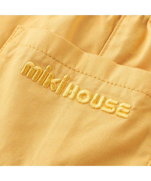 MIKI HOUSE（ミキハウス）の「【WEB限定】６分丈オーバーオール（サロペット/オーバーオール・キッズ・ベージュ/パープル/イエロー系その他/ライトグリーン/オレンジ/ブルー・M(80-90cm)/S(70-80cm)/L(90-100cm)）」の18枚目の写真