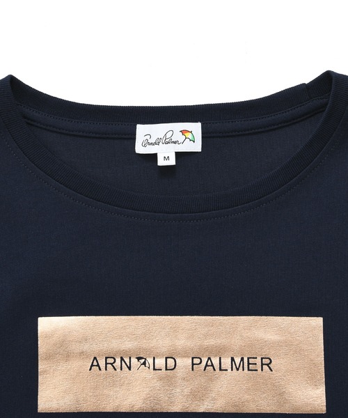 Arnold Palmer（アーノルドパーマー）の「箔プリント ロゴ Tシャツ（Tシャツ/カットソー・レディース・ホワイト/ネイビー/ブラック・S/L/M）」の16枚目の写真