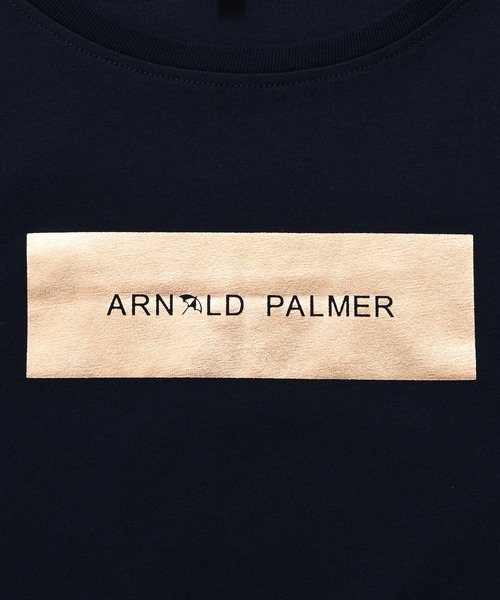 Arnold Palmer（アーノルドパーマー）の「箔プリント ロゴ Tシャツ（Tシャツ/カットソー・レディース・ホワイト/ネイビー/ブラック・S/L/M）」の17枚目の写真
