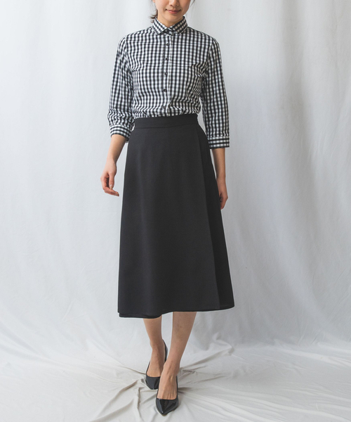 NARACAMICIE（ナラカミーチェ）の「【NARACAMICIE】トロンプルイユフレアパンツ（その他パンツ・レディース・ブラック/ブラウン・M/XL）」の11枚目の写真