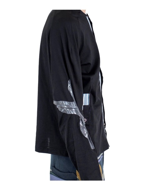KIKO KOSTADINOV（キコ コスタディノフ）の「Kiko Kostadinov/キコ・コスタディノフ/ALEC K-DART JERSEY JACKET（Tシャツ/カットソー・メンズ・ブラック・46/44）」の5枚目の写真