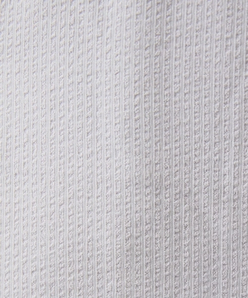 MK MICHEL KLEIN HOMME (エムケーミッシェルクランオム)の「【残りわずか/在庫限り/洗える / セットアップ対応】ソロテックスエコサッカーテーパードパンツ(その他パンツ・メンズ・アイボリー/ネイビー/ブラック・48/50/44/46/52)」の7枚目の写真