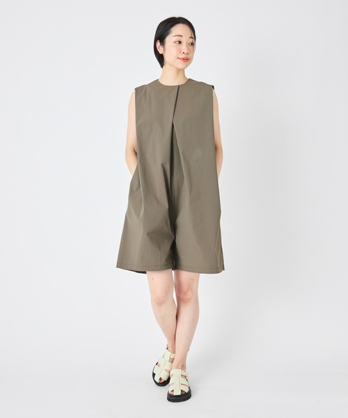 ever closet(エバークローゼット)の「ノースリーブオールインワン(つなぎ/オールインワン・レディース・カーキ・F)」の2枚目の写真