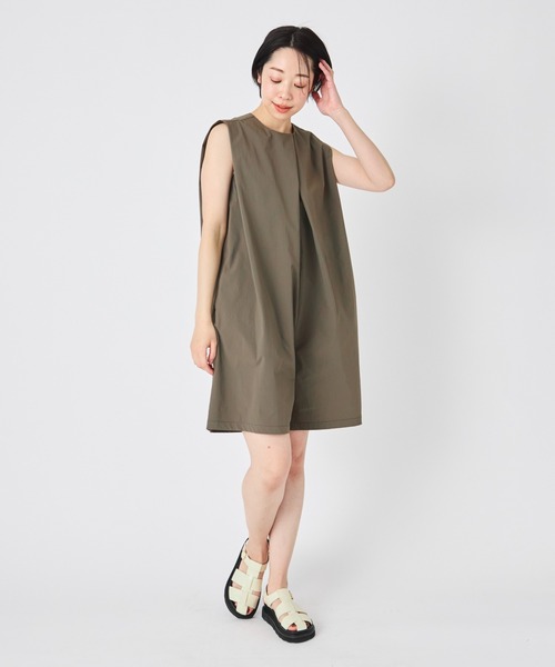 ever closet(エバークローゼット)の「ノースリーブオールインワン(つなぎ/オールインワン・レディース・カーキ・F)」の3枚目の写真