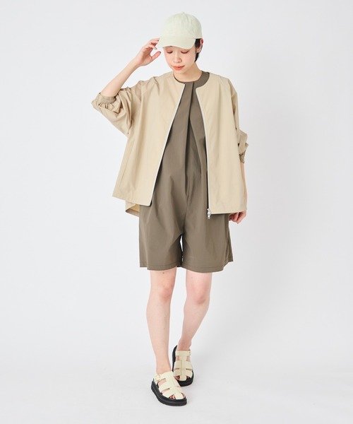 ever closet(エバークローゼット)の「ノースリーブオールインワン(つなぎ/オールインワン・レディース・カーキ・F)」の6枚目の写真