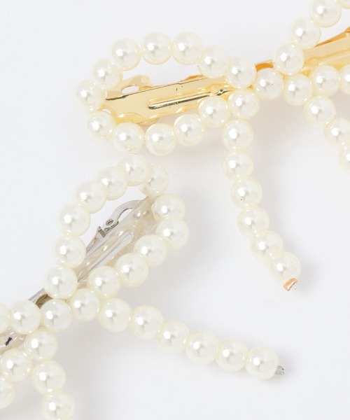 FOREVER 21（フォーエバー トゥエンティーワン）の「リボンバレッタ2（バレッタ/ヘアクリップ・レディース・ゴールド/シルバー・FREE）」の4枚目の写真