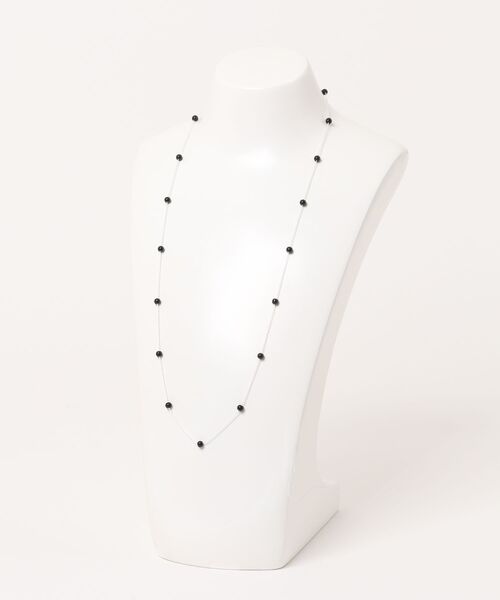 emmi（エミ）の「スウィングチェーンネックレス（ネックレス・レディース・ブラック/クリア/ゴールド/シルバー・FREE）」の11枚目の写真