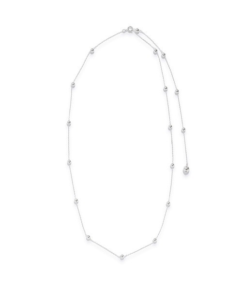 emmi（エミ）の「スウィングチェーンネックレス（ネックレス・レディース・ブラック/クリア/ゴールド/シルバー・FREE）」の8枚目の写真