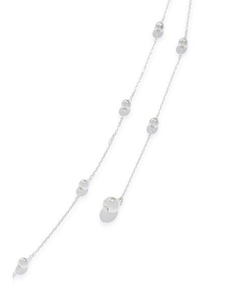 emmi（エミ）の「スウィングチェーンネックレス（ネックレス・レディース・ブラック/クリア/ゴールド/シルバー・FREE）」の9枚目の写真