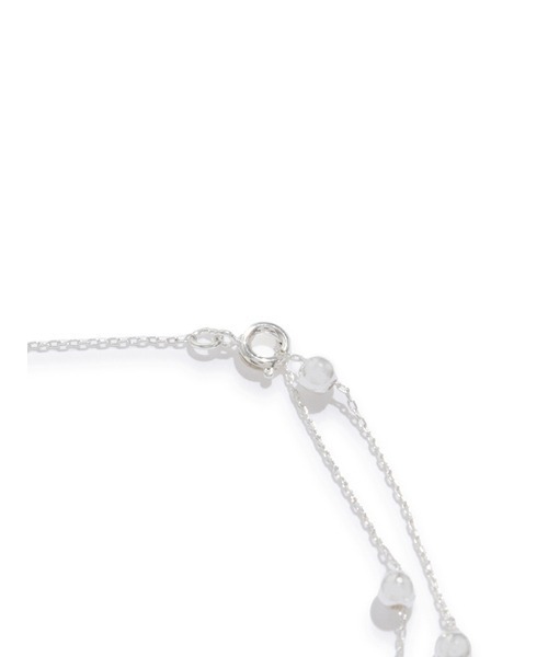 emmi（エミ）の「スウィングチェーンネックレス（ネックレス・レディース・ブラック/クリア/ゴールド/シルバー・FREE）」の10枚目の写真