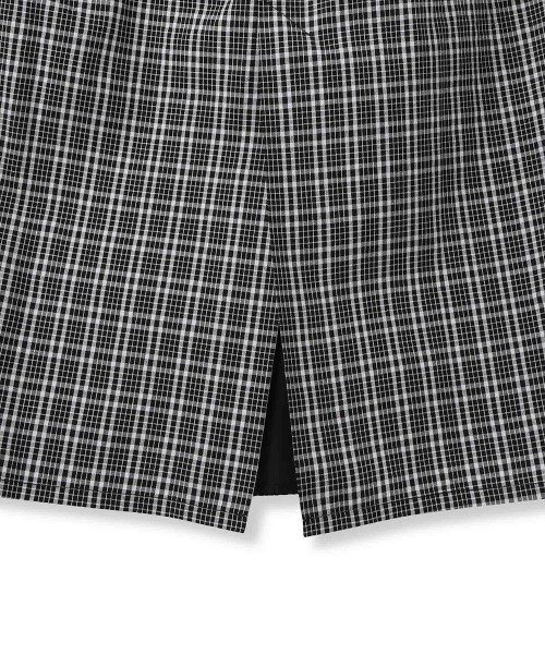 VICKY(ビッキー)の「フロントタックチェックスカート≪手洗い可能≫(スカート・レディース・ホワイト系その他/ブラック系その他・M)」の8枚目の写真