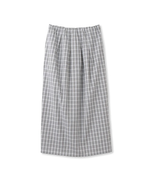 VICKY(ビッキー)の「フロントタックチェックスカート≪手洗い可能≫(スカート・レディース・ホワイト系その他/ブラック系その他・M)」の9枚目の写真