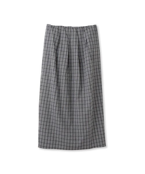 VICKY(ビッキー)の「フロントタックチェックスカート≪手洗い可能≫(スカート・レディース・ホワイト系その他/ブラック系その他・M)」の10枚目の写真