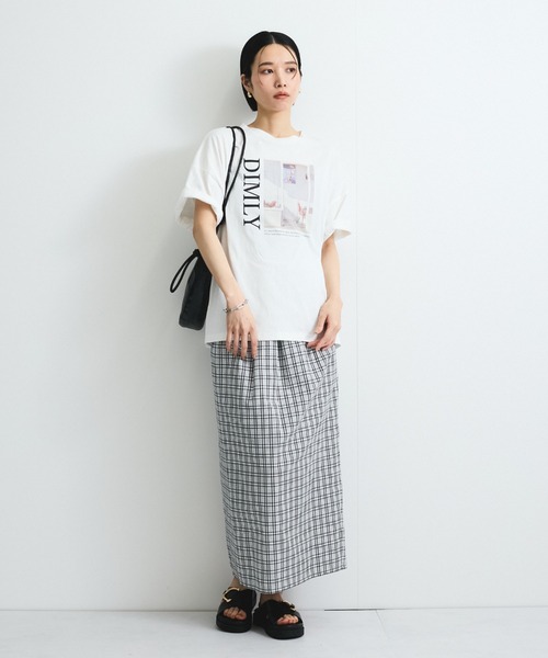 VICKY(ビッキー)の「フロントタックチェックスカート≪手洗い可能≫(スカート・レディース・ホワイト系その他/ブラック系その他・M)」の22枚目の写真