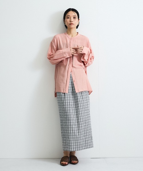 VICKY(ビッキー)の「フロントタックチェックスカート≪手洗い可能≫(スカート・レディース・ホワイト系その他/ブラック系その他・M)」の19枚目の写真