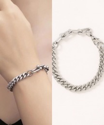 L LABEL（エルラベル）の「キヘイ×Uチェーン切替ブレスレット（ブレスレット）」