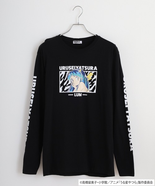 うる星やつら(ウルセイヤツラ)の「うる星やつら 天竺長袖Tシャツ(Tシャツ/カットソー・メンズ・ブラック/グレイッシュベージュ/ライトカーキ/ネイビー/オフホワイト/ホワイト・LL/M/L)」の8枚目の写真