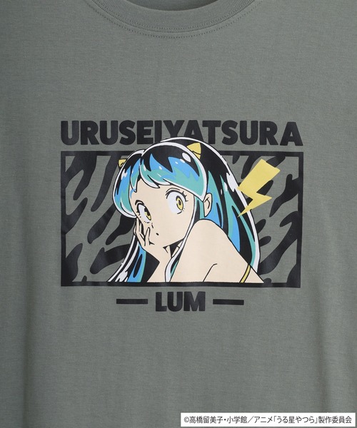 うる星やつら(ウルセイヤツラ)の「うる星やつら 天竺長袖Tシャツ(Tシャツ/カットソー・メンズ・ブラック/グレイッシュベージュ/ライトカーキ/ネイビー/オフホワイト/ホワイト・LL/M/L)」の10枚目の写真