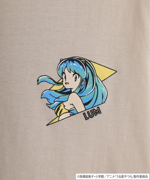 うる星やつら(ウルセイヤツラ)の「うる星やつら 天竺長袖Tシャツ(Tシャツ/カットソー・メンズ・ブラック/グレイッシュベージュ/ライトカーキ/ネイビー/オフホワイト/ホワイト・LL/M/L)」の19枚目の写真