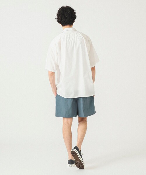 BEAMS（ビームス）の「ベーシック ルーズオープンカラーシャツ（シャツ/ブラウス・メンズ・ブラック/ホワイト/ベージュ/ピンク・S/M/L/XL）」の6枚目の写真