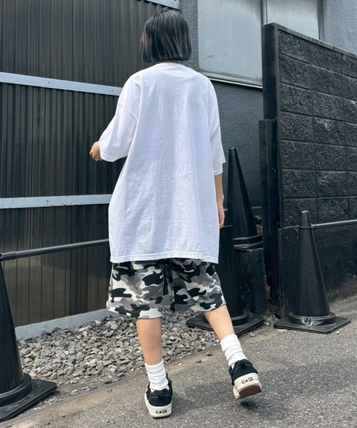 Candy Stripper（キャンディストリッパー）の「FRANKEN BEAR BIG Tシャツ（Tシャツ/カットソー・レディース・チャコール/オフホワイト/ブラック・FREE）」の12枚目の写真