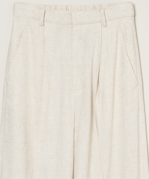 three dots(スリードッツ)の「レーヨンリネン パンツ(その他パンツ・レディース・ベージュ/マルチ/ブラック・SMALL/MEDIUM/X-SMALL)」の6枚目の写真